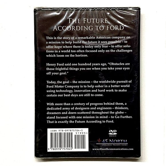 The Future According To Ford The New American Road Series Chapter 3 (DVD) Sealed - Picture 2 of 2